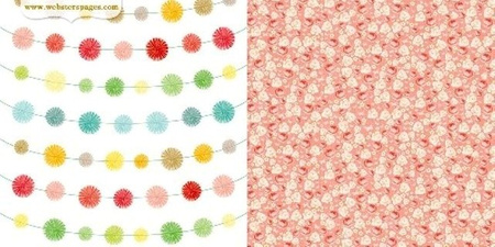 Papier do scrapbookingu dwustronny 30,5 x 30,5 cm PARTY TIME 12 szt. webster`s pages